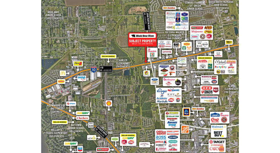 More Photos Of 4021 Interstate 10, Baytown General Retail For Sale