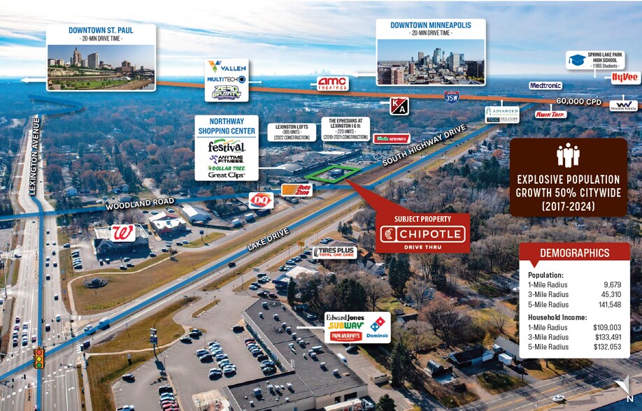 More Photos Of 9185 S Highway Dr, Circle Pines Restaurant For Sale