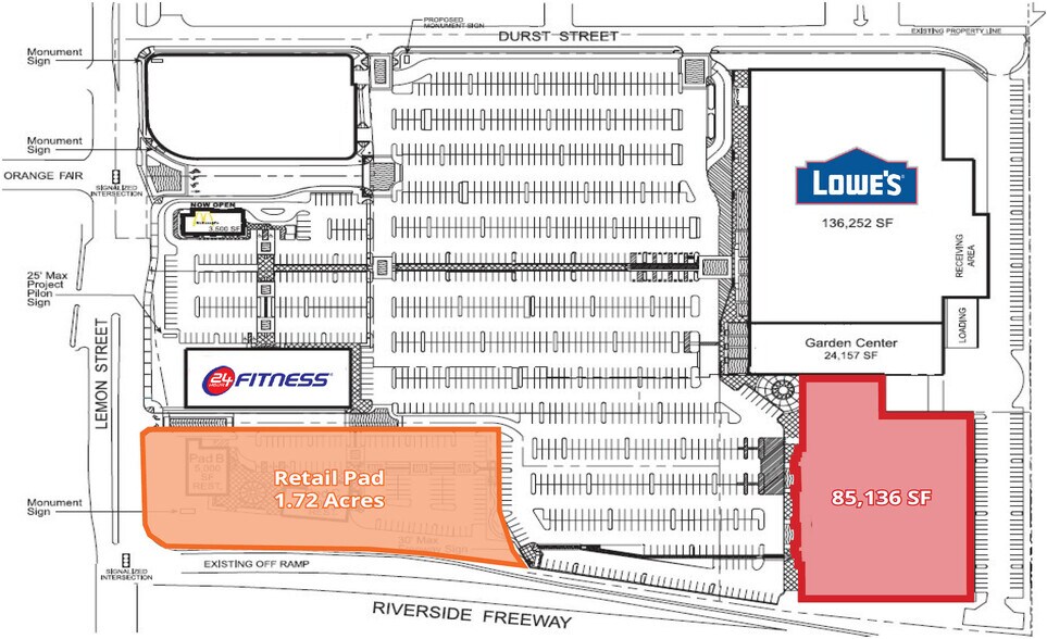 Primary Photo Of 1500 N Lemon St, Anaheim Land For Lease