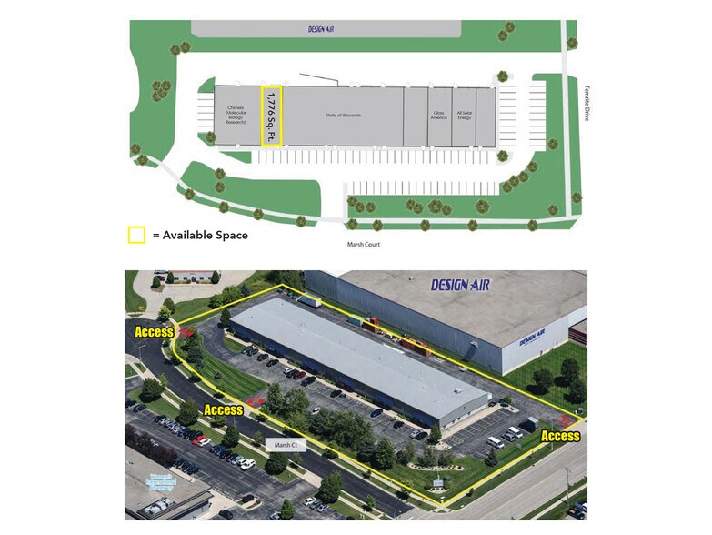 More Photos Of 1-25 Marsh Ct, Madison Showroom For Lease