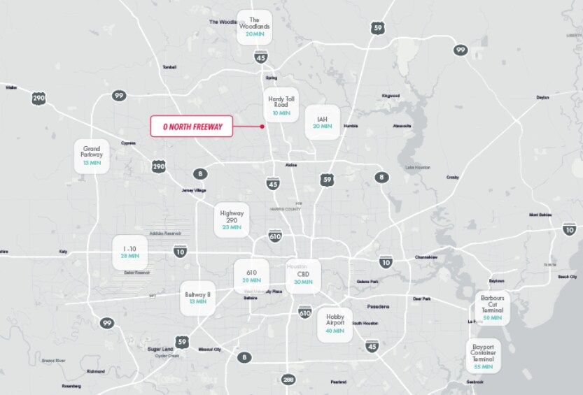 More Photos Of North Freeway Service Rd, Houston Warehouse For Sale