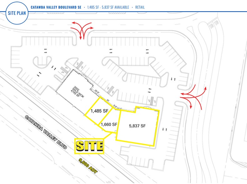More Photos Of 2043-2049 Catawba Valley Blvd SE, Hickory Restaurant For Lease