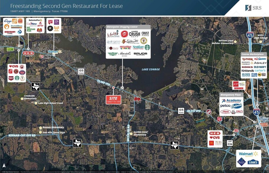 More Photos Of 15607 Highway 105 W, Montgomery Restaurant For Lease