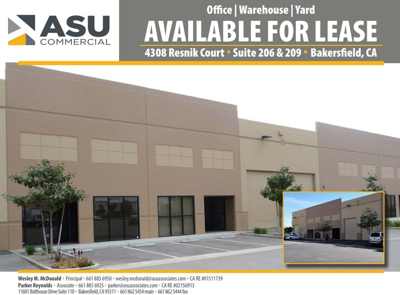 More Photos Of 4300-4308 Resnik Ct, Bakersfield Distribution For Lease