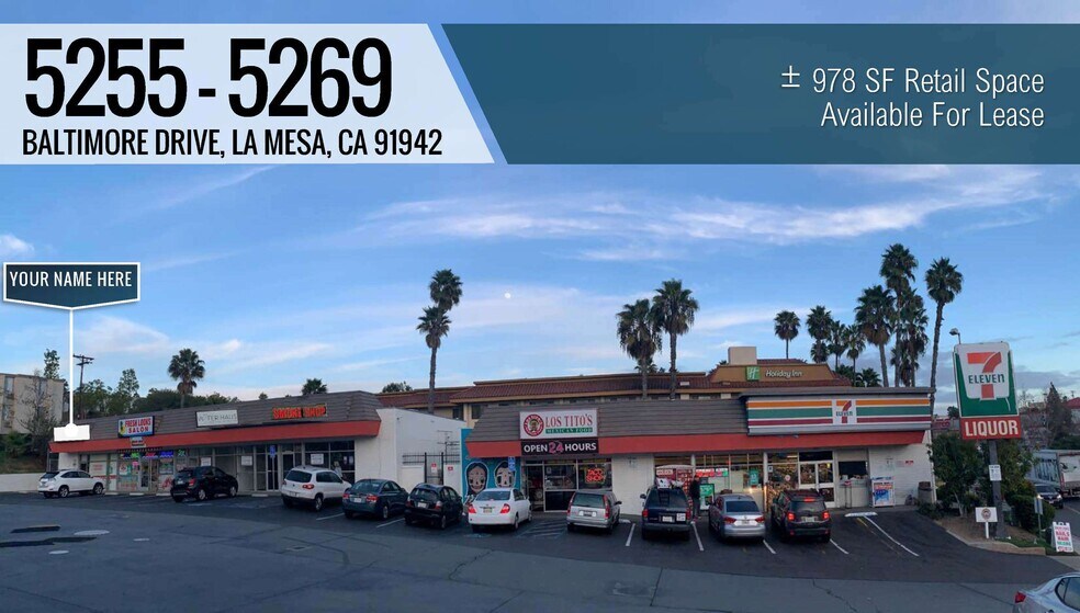 Primary Photo Of 5263-5269 Baltimore Dr, La Mesa General Retail For Lease
