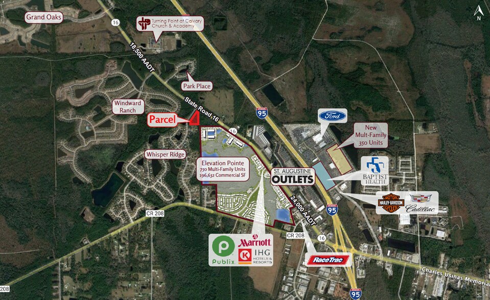Primary Photo Of State Road 16 @ Whisper Ridge Drive, Saint Augustine Land For Sale