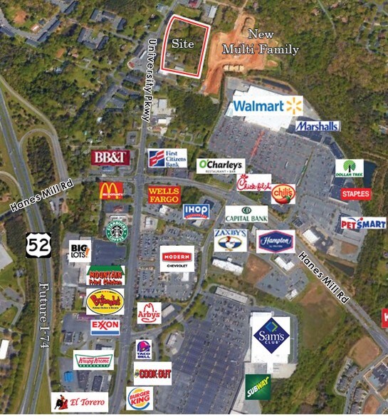 More Photos Of 6111-6131 University Pky, Winston-Salem Land For Sale