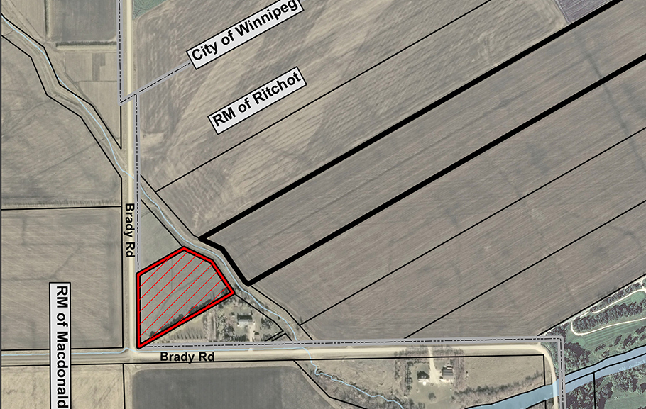 Primary Photo Of 4 Mile Road & Brady Rd, Ritchot Land For Sale