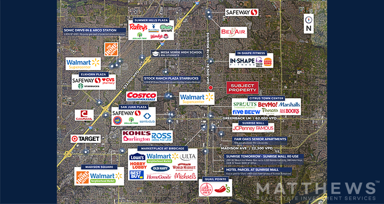 More Photos Of 6956-7074 Sunrise Blvd, Citrus Heights General Retail For Sale