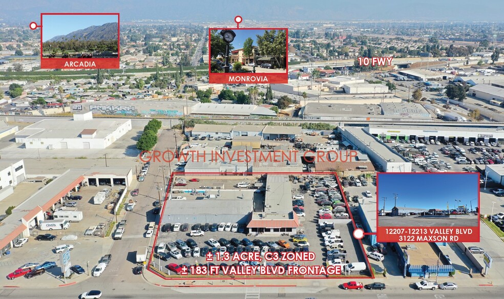 Primary Photo Of 12213 Valley Blvd, El Monte Auto Dealership For Sale