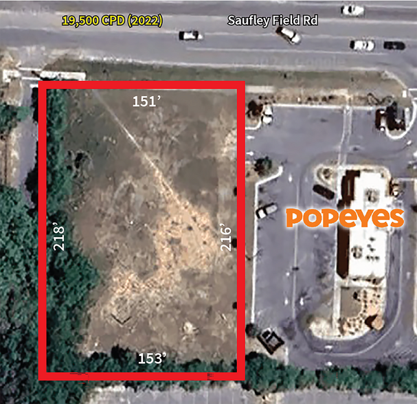 Primary Photo Of 4515 Saufley Field Rd, Pensacola Land For Lease