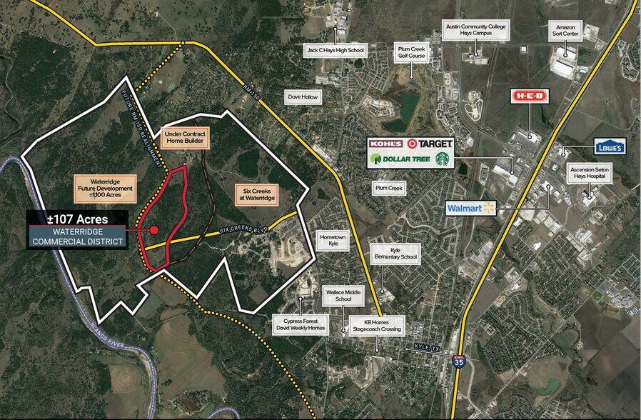 Primary Photo Of Waterridge, Kyle Land For Sale