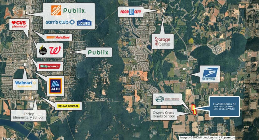 More Photos Of 8928 Alabama 1, Owens Cross Roads Land For Sale