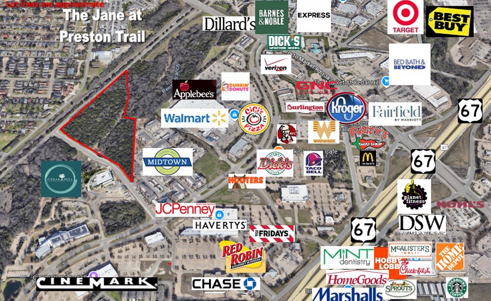 Primary Photo Of 600-700 N Cedar Hill Rd, Cedar Hill Land For Sale