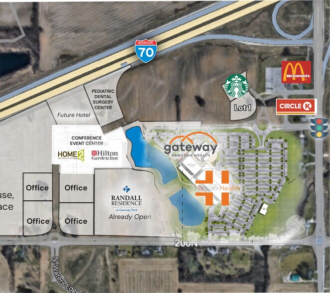 More Photos Of N Gateway Shoppes, Greenfield Storefront For Lease