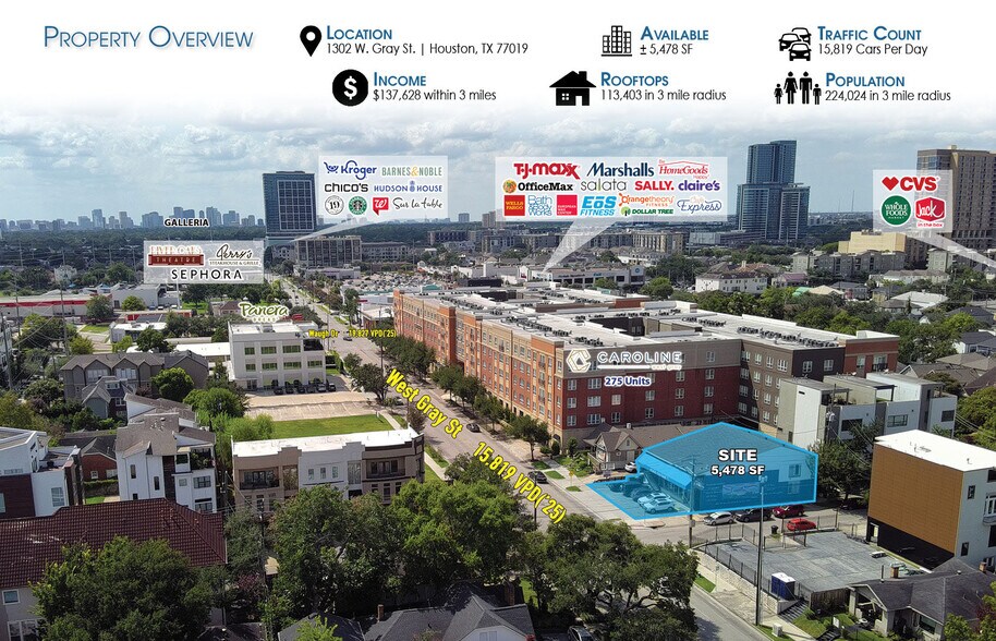 More Photos Of 1302 W Gray St, Houston Freestanding For Lease