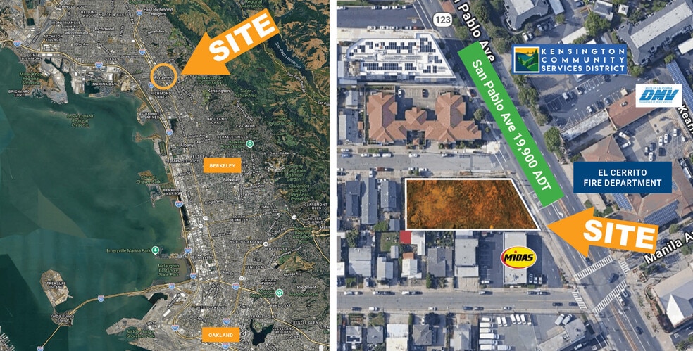 More Photos Of 10919 San Pablo Ave, El Cerrito Land For Lease