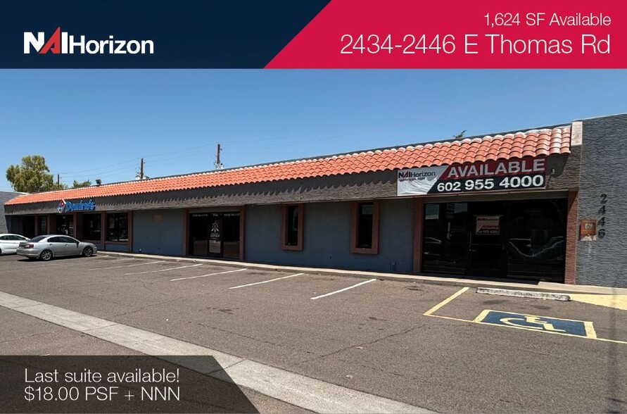 Primary Photo Of 2434-2446 E Thomas Rd, Phoenix Storefront For Lease