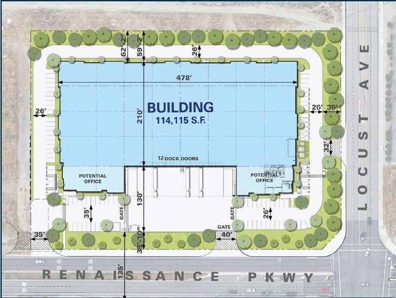 More Photos Of 1910 Renaissance Pky, Rialto Warehouse For Sale