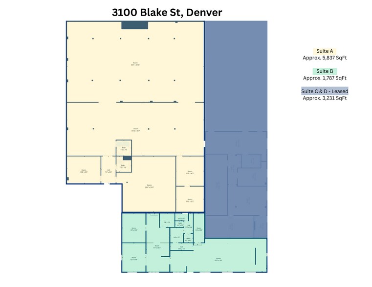 More Photos Of 3100 Blake St, Denver Storefront For Lease