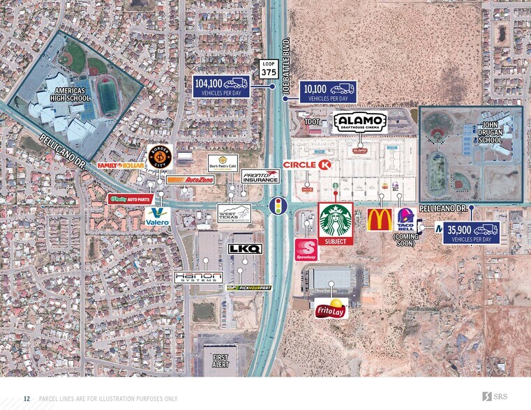 More Photos Of 12349 Pellicano Dr, El Paso Freestanding For Sale
