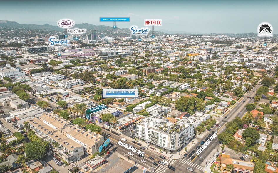 More Photos Of 734-736 N Highland Ave, Los Angeles Storefront Retail Office For Sale