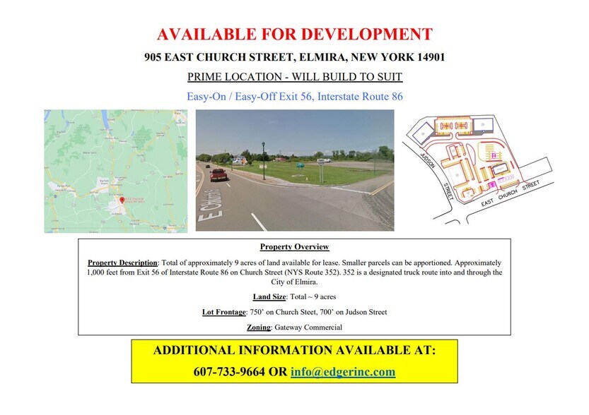 More Photos Of 905 E Church St, Elmira Land For Lease