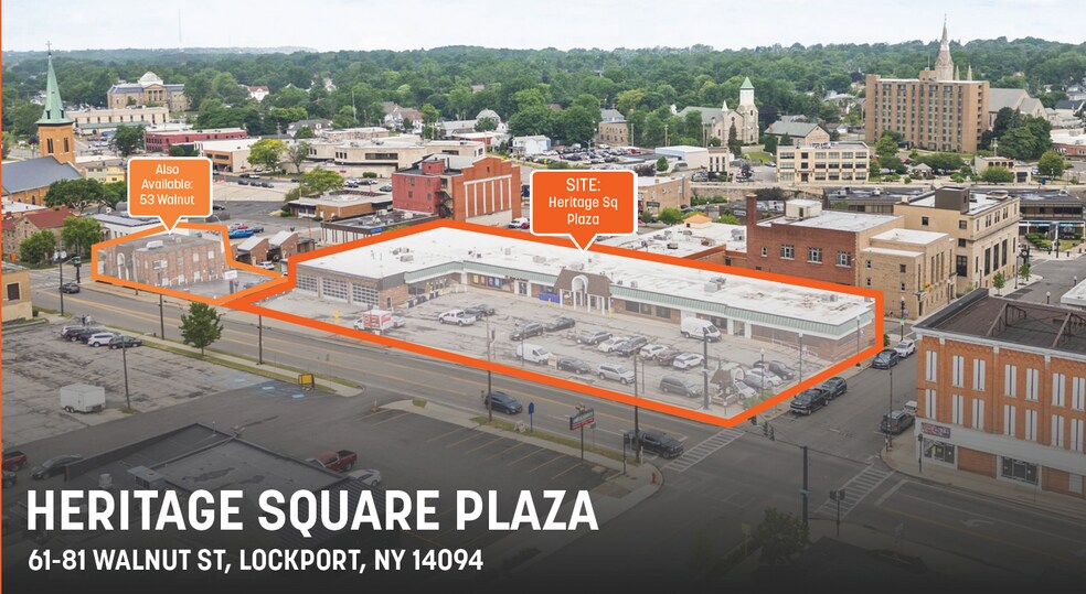 Primary Photo Of 61-81 Walnut St, Lockport General Retail For Sale