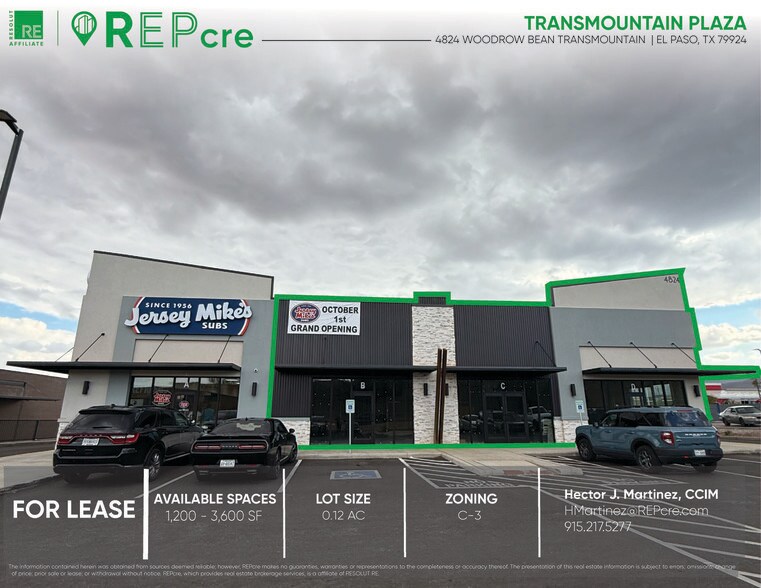 Primary Photo Of 4824 Woodrow Bean Transmountain Dr, El Paso Storefront For Lease