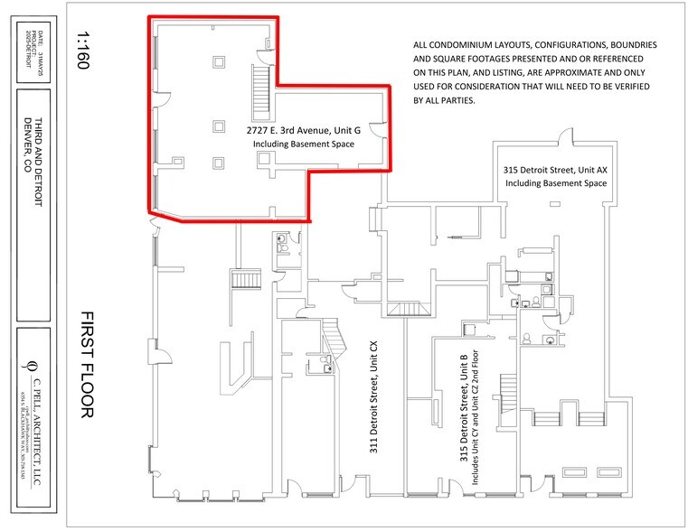 More Photos Of 2727 E 3rd Ave, Denver Storefront Retail Residential For Sale
