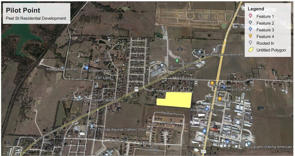 More Photos Of 0000 Peel, Pilot Point Land For Sale