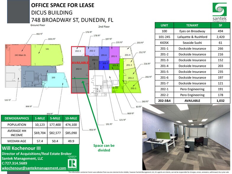More Photos Of 748 Broadway, Dunedin Storefront Retail Office For Lease