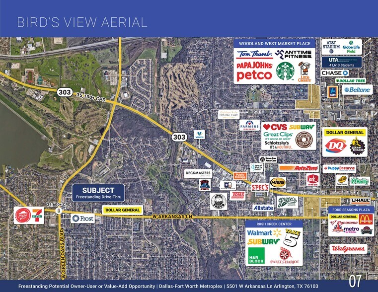 5501 W Arkansas Ln, Arlington, TX 76016 Freestanding For Sale