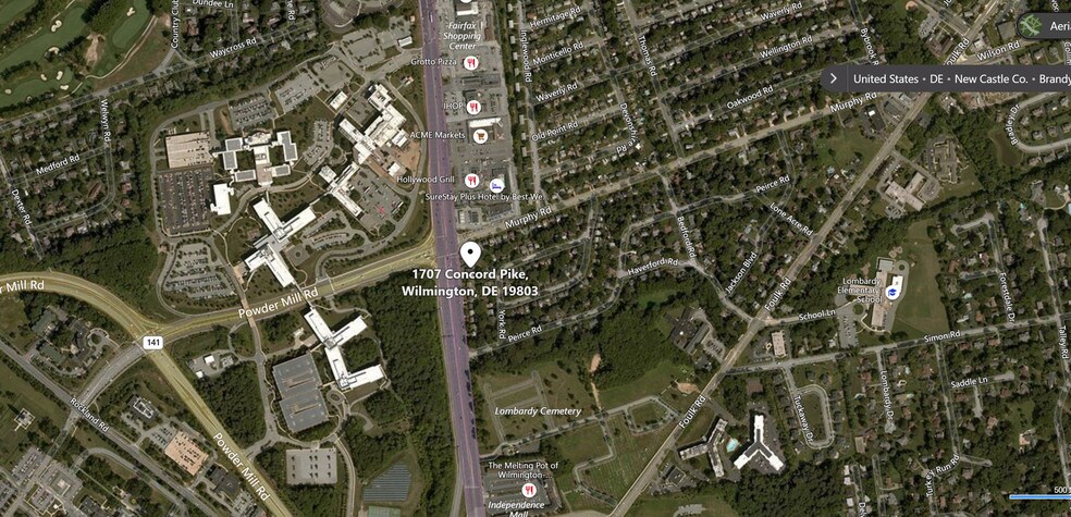 More Photos Of 1707 Concord Pike, Wilmington Storefront Retail Office For Sale