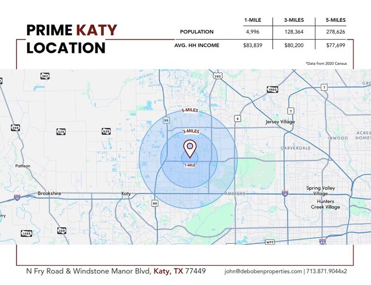 More Photos Of N Fry Rd & Windstone Manor Blvd, Katy Land For Sale