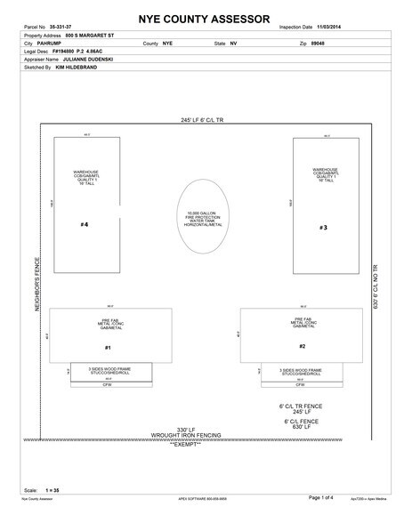 Primary Photo Of 800 Margaret St, Pahrump Manufacturing For Lease