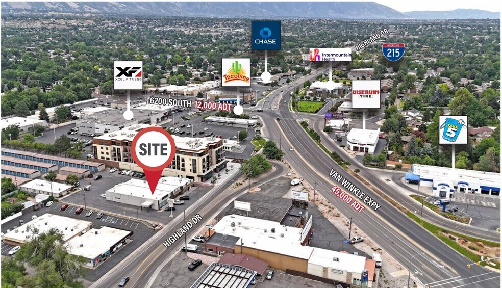 More Photos Of 6083-6093 Highland Dr, Salt Lake City Freestanding For Lease