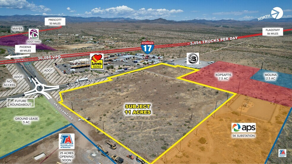 Primary Photo Of NWC Arcosanti & Stagecoach Tr, Mayer Land For Sale
