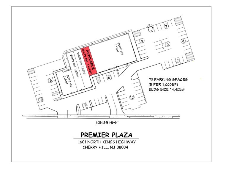 More Photos Of 1601 N Kings Hwy, Cherry Hill Storefront Retail Office For Lease