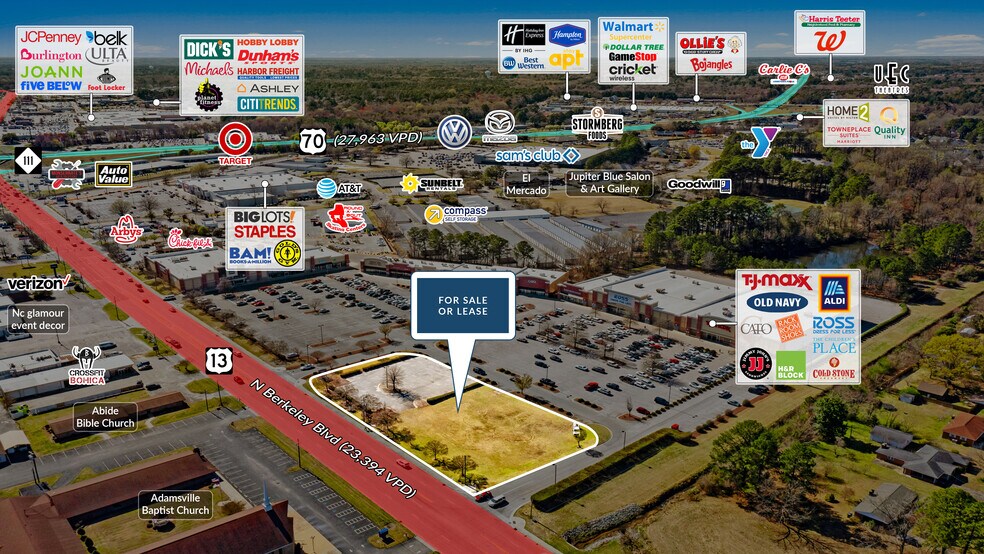 More Photos Of 1305 N Berkeley Blvd, Goldsboro Land For Sale