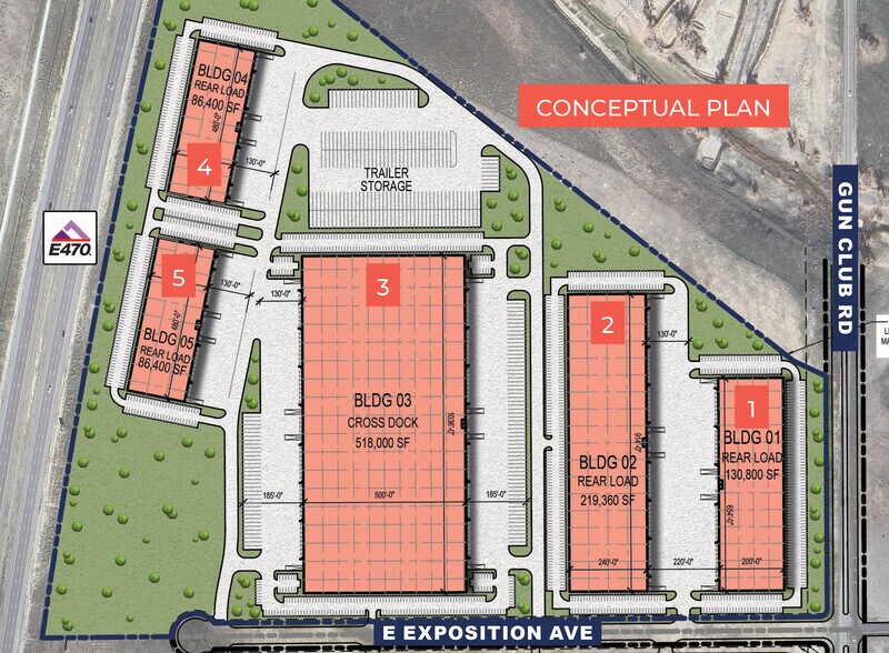 More Photos Of 470 Commerce Bldg 1 - Gun Club Rd. & E. Exposition, Aurora Unknown For Lease