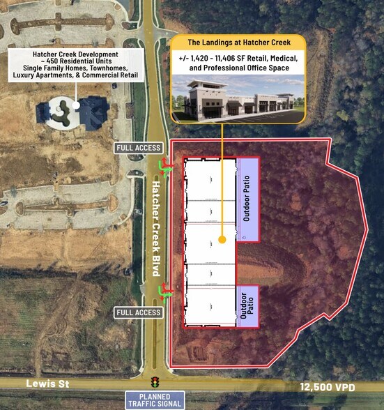 More Photos Of 110 Hatcher Creek Blvd, Oxford Office For Lease