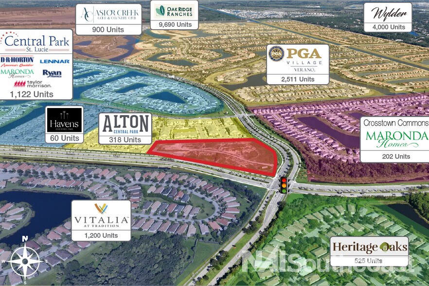 More Photos Of 0 Crosstown Pkwy & SW Village Pkwy, Port Saint Lucie Land For Lease