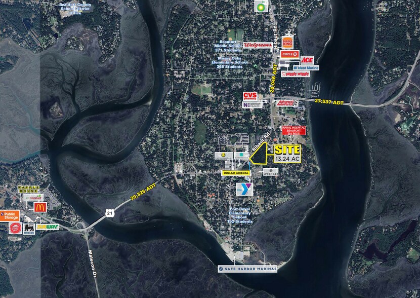 More Photos Of 1645 Ribaut Road, Port Royal Land For Sale