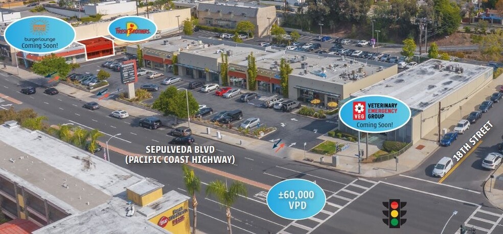 More Photos Of 2000-2008 N Sepulveda Blvd, Manhattan Beach Freestanding For Lease