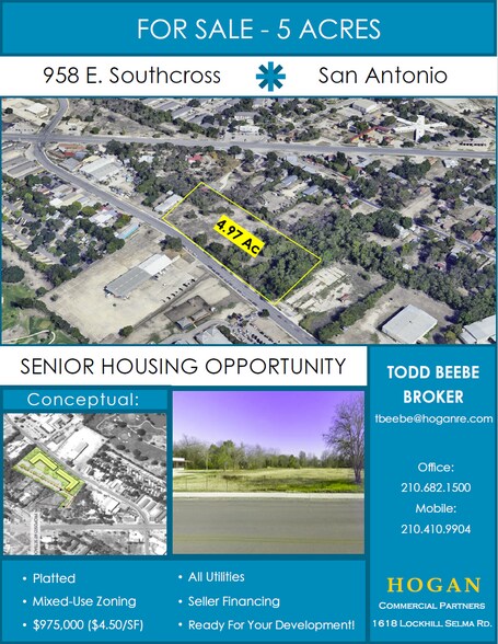 Primary Photo Of 958 Southcross, San Antonio Land For Sale