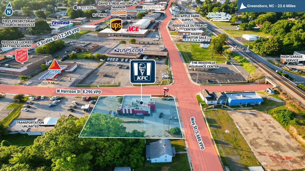 More Photos Of 209 W Harrison St, Reidsville Fast Food For Sale