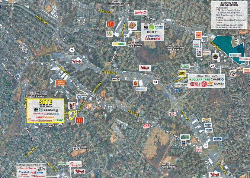 More Photos Of 931 N Wendover Rd, Charlotte Unknown For Lease