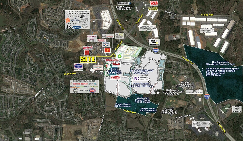 Primary Photo Of 9301 Steele Creek rd, Charlotte Land For Lease