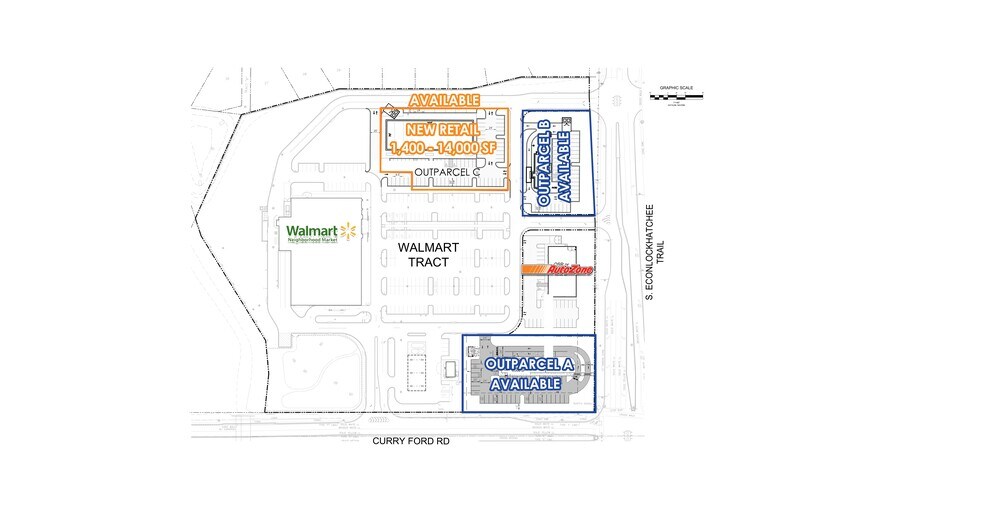 More Photos Of NWC Curry Ford Rd & Econlockatchee Trl, Orlando Storefront For Lease